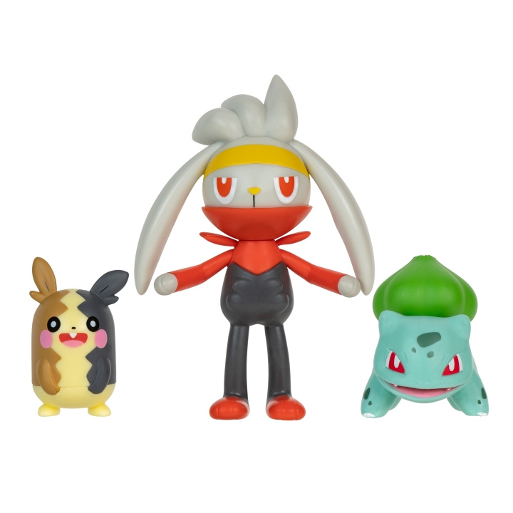 Pokémon Battle Figure 3 Pk - Morpeko, Bulbasaur (PKW3055) i gruppen LEGETØJ, BØRN & BABY / Legetøj / Figurer, miniaturer og tilbehør hos TP E-commerce Nordic AB (C85986)