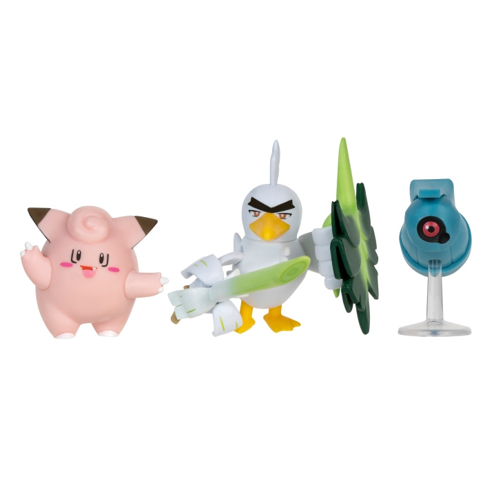 Pokémon Battle Figure 3 Pk - Clefairy, Beldum(PKW3057) i gruppen LEGETØJ, BØRN & BABY / Legetøj / Figurer, miniaturer og tilbehør hos TP E-commerce Nordic AB (C85988)