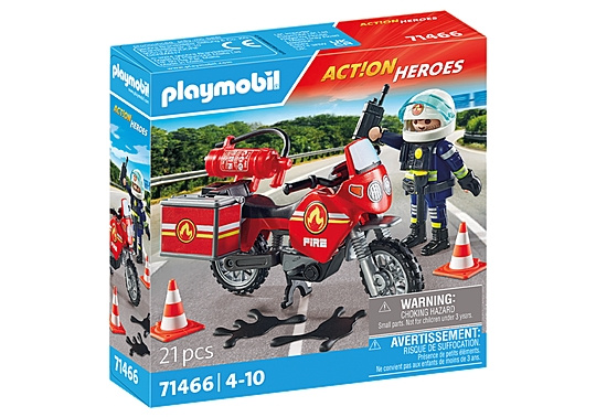 Playmobil Brandmotorcykel og oliespildshændelse (71466) i gruppen LEGETØJ, BØRN & BABY / Legetøj / Legetøj hos TP E-commerce Nordic AB (C86020)