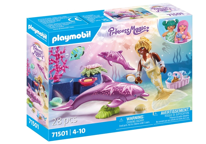 Playmobil Havfrue med delfiner (71501) i gruppen LEGETØJ, BØRN & BABY / Legetøj / Legetøj hos TP E-commerce Nordic AB (C86031)