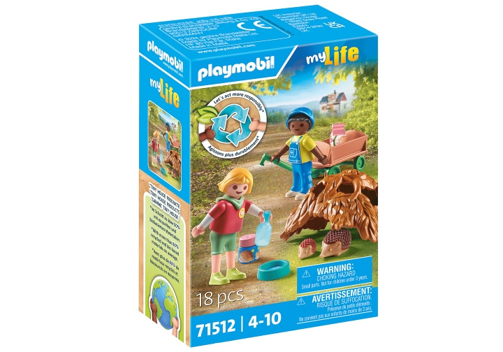 Playmobil Pleje af pindsvinfamilien (71512) i gruppen LEGETØJ, BØRN & BABY / Legetøj / Legetøj hos TP E-commerce Nordic AB (C86035)