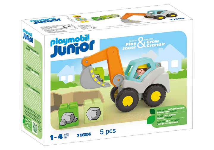 Playmobil JUNIOR: Gravemaskine med skovl (71684) i gruppen LEGETØJ, BØRN & BABY / Legetøj / Legetøj hos TP E-commerce Nordic AB (C86049)