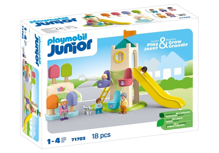 Playmobil JUNIOR: Eventyrtårnet med isbod (71703) i gruppen LEGETØJ, BØRN & BABY / Legetøj / Legetøj hos TP E-commerce Nordic AB (C86056)