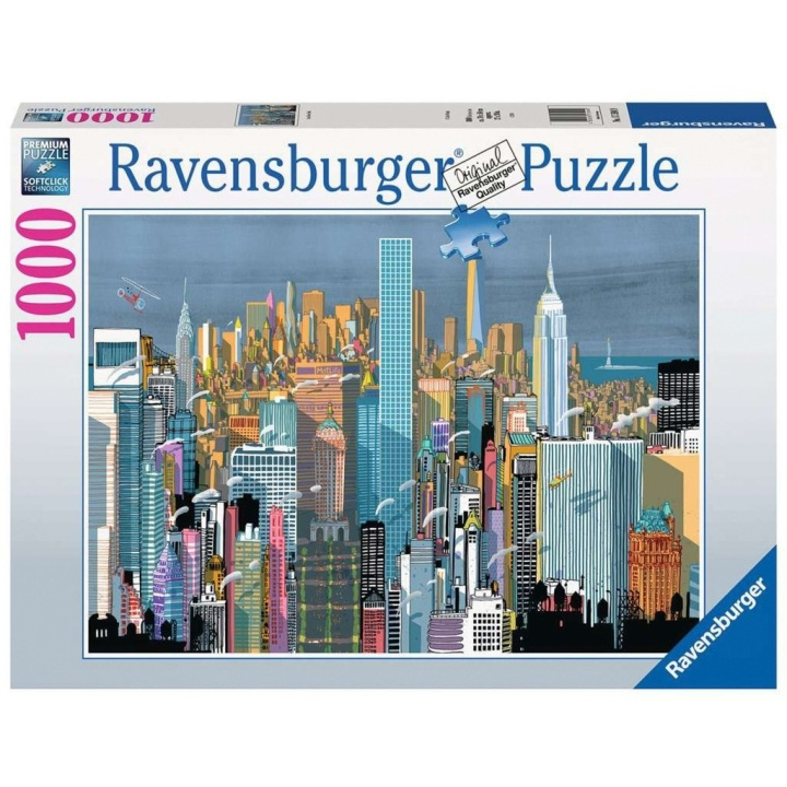 Ravensburger Puslespil Jeg er New York 1000p i gruppen LEGETØJ, BØRN & BABY / Legetøj / Puslespil hos TP E-commerce Nordic AB (C86101)