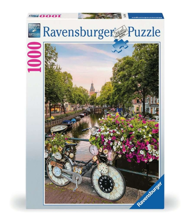 Ravensburger Puslespil Cykel Amsterdam 1000p i gruppen LEGETØJ, BØRN & BABY / Legetøj / Puslespil hos TP E-commerce Nordic AB (C86105)