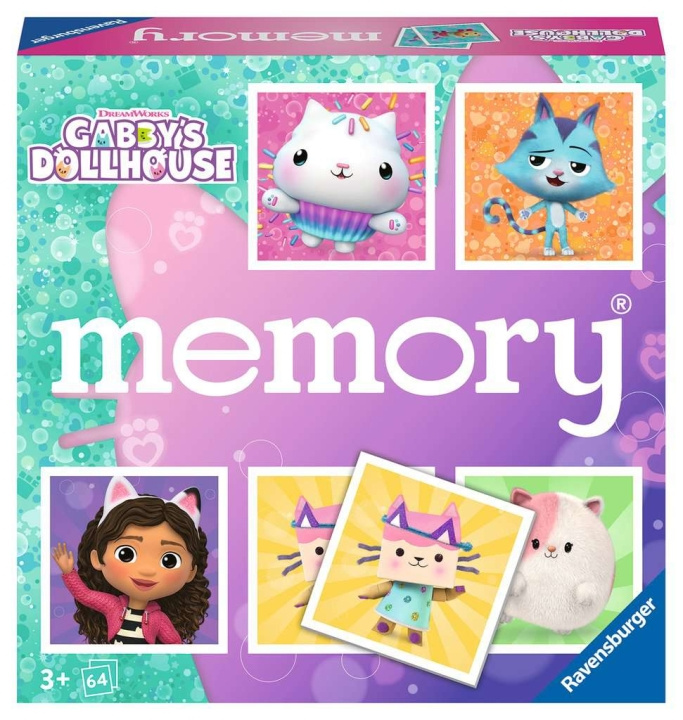 Ravensburger Gaby\'s dukkehus hukommelse i gruppen LEGETØJ, BØRN & BABY / Legetøj / Brætspil / Spil til børn hos TP E-commerce Nordic AB (C86120)