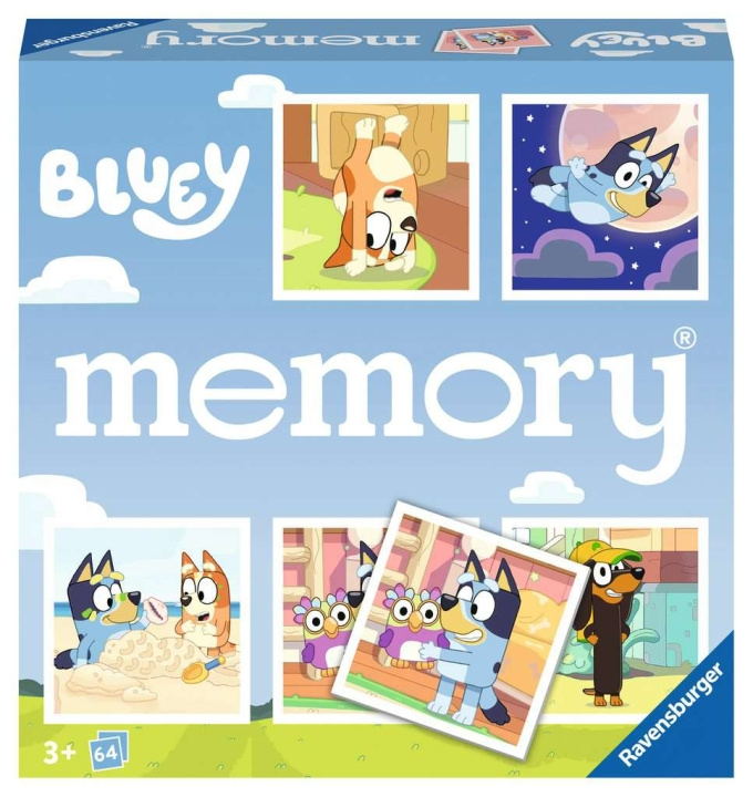 Ravensburger Bluey memory® i gruppen LEGETØJ, BØRN & BABY / Legetøj / Brætspil / Spil til børn hos TP E-commerce Nordic AB (C86121)