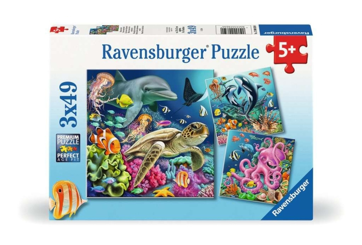 Ravensburger Puslespil under vand 3x49p i gruppen LEGETØJ, BØRN & BABY / Legetøj / Puslespil hos TP E-commerce Nordic AB (C86137)