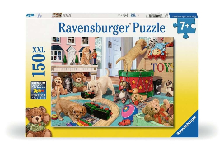 Ravensburger Puslespil Little Paws Playtime 150p i gruppen LEGETØJ, BØRN & BABY / Legetøj / Puslespil hos TP E-commerce Nordic AB (C86140)