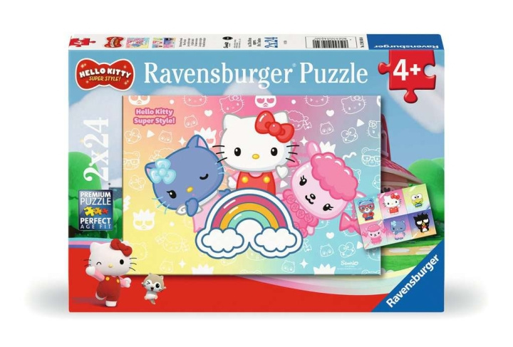 Ravensburger Puslespil Hello Kitty Super Style 2x24p i gruppen LEGETØJ, BØRN & BABY / Legetøj / børns puslespil hos TP E-commerce Nordic AB (C86145)