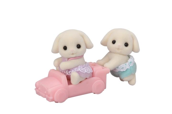 Sylvanian Families Flora Kanin Tvillinger (5737) i gruppen LEGETØJ, BØRN & BABY / Legetøj / Figurer & miniaturer hos TP E-commerce Nordic AB (C86182)