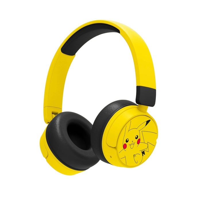 OTL Bluetooth-headset m/pental kontrol - Pokemon Pikachu Yellow i gruppen HJEMMEELEKTRONIK / Lyd & billede / Hovedtelefoner & Tilbehør / Hovedtelefoner hos TP E-commerce Nordic AB (C86234)