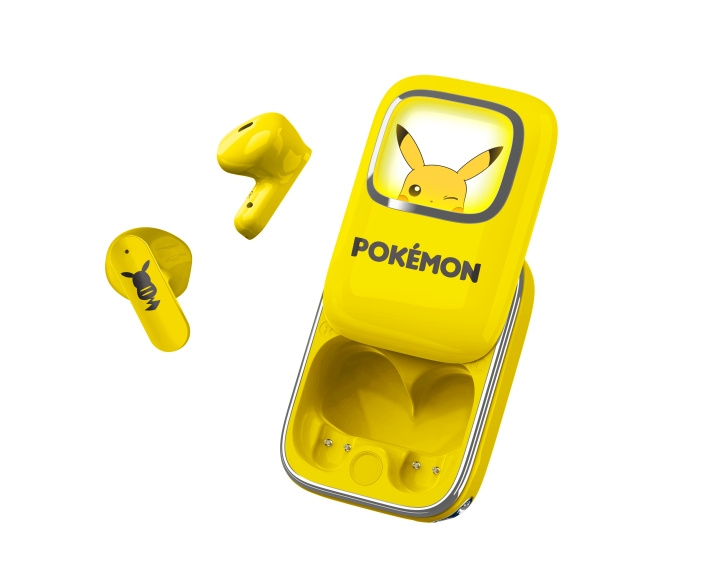 OTL Pokémon Pikachu Slide TWS-øretelefoner i gruppen HJEMMEELEKTRONIK / Lyd & billede / Hovedtelefoner & Tilbehør / Hovedtelefoner hos TP E-commerce Nordic AB (C86235)