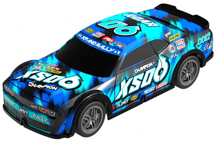 TEC-TOY Roar SXO6 m/lys R/C 1:22, 27MHz - Blå (471255) i gruppen LEGETØJ, BØRN & BABY / Radiostyrede / Radiostyrede biler hos TP E-commerce Nordic AB (C86315)