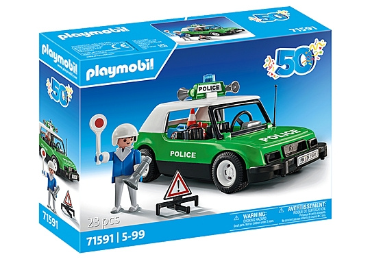 Playmobil 50YR klassisk politibil (71591) i gruppen LEGETØJ, BØRN & BABY / Legetøj / Legetøj hos TP E-commerce Nordic AB (C86321)