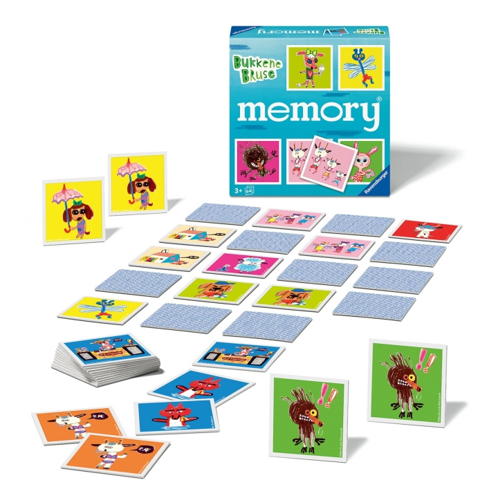 Ravensburger Bukkene Bruse memory® (Nordisk) - 10623018 i gruppen LEGETØJ, BØRN & BABY / Legetøj / Brætspil / Spil til børn hos TP E-commerce Nordic AB (C86350)