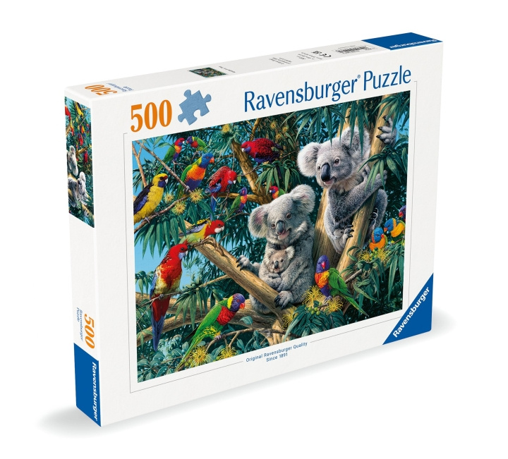 Ravensburger Puslespil Koalaer i et træ 500p (12000206) i gruppen LEGETØJ, BØRN & BABY / Legetøj / Puslespil hos TP E-commerce Nordic AB (C86409)