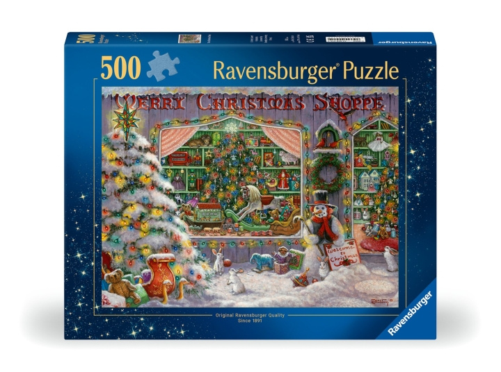 Ravensburger Puslespil The Christmas Shop 500p (12000215) i gruppen LEGETØJ, BØRN & BABY / Legetøj / Puslespil hos TP E-commerce Nordic AB (C86415)