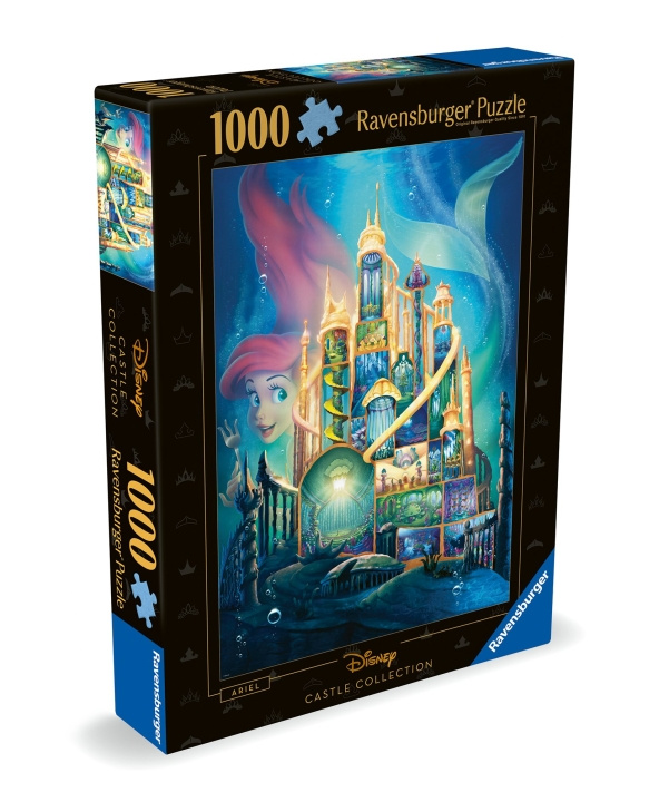 Ravensburger Puslespil Disney Castles Ariel 1000p (12000265) i gruppen LEGETØJ, BØRN & BABY / Legetøj / Puslespil hos TP E-commerce Nordic AB (C86431)