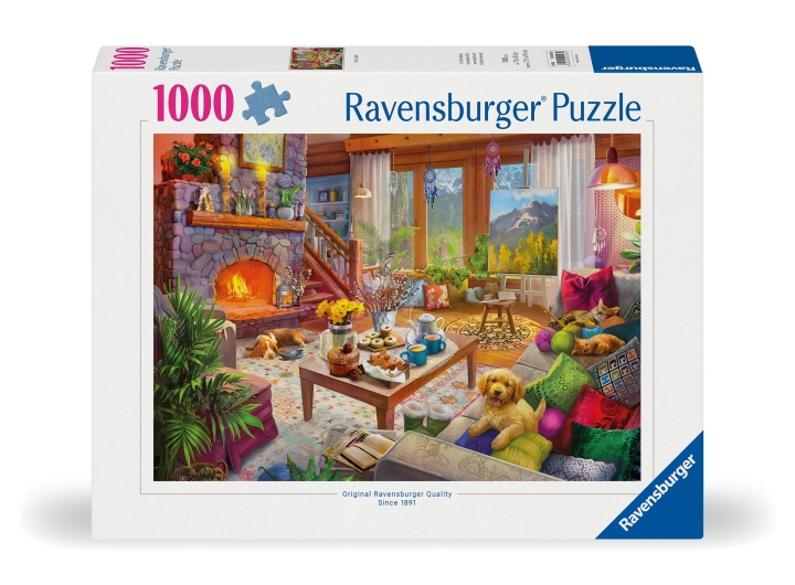 Ravensburger Puslespil Cozy Cabin 1000p (12000293) i gruppen LEGETØJ, BØRN & BABY / Legetøj / Puslespil hos TP E-commerce Nordic AB (C86437)