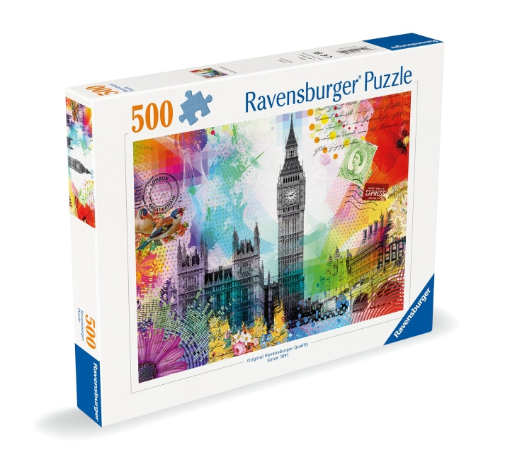 Ravensburger Puslespil London Postkort 500p (12000309) i gruppen LEGETØJ, BØRN & BABY / Legetøj / Puslespil hos TP E-commerce Nordic AB (C86438)