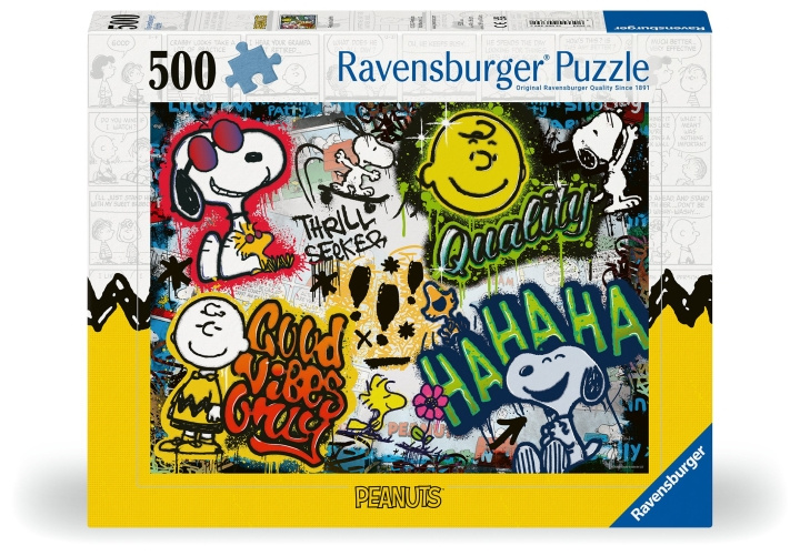 Ravensburger Puslespil Snoopy And Friends 500p (12000389) i gruppen LEGETØJ, BØRN & BABY / Legetøj / Puslespil hos TP E-commerce Nordic AB (C86453)