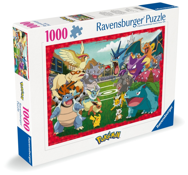 Ravensburger Puslespil Pokémon Showdown 1000p (12000628) i gruppen LEGETØJ, BØRN & BABY / Legetøj / Puslespil hos TP E-commerce Nordic AB (C86460)