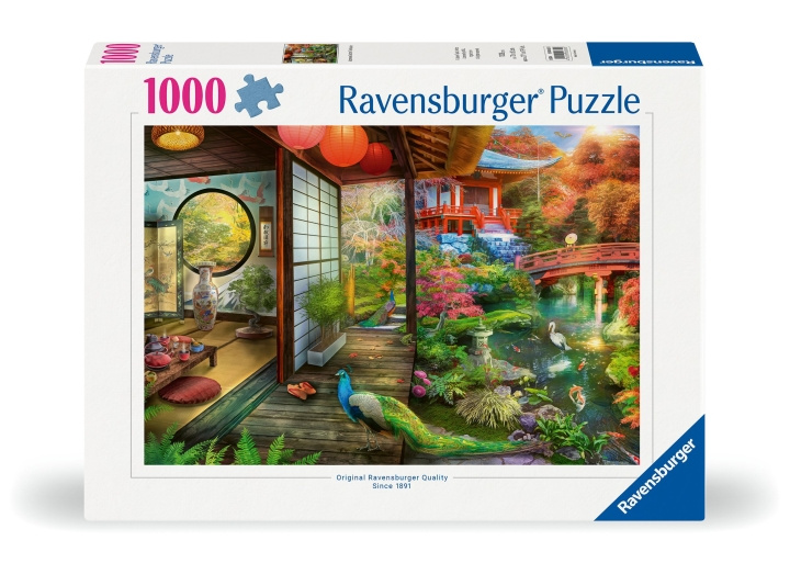 Ravensburger Puslespil Japanese Garden Teahouse Kyoto 1000p (12000635) i gruppen LEGETØJ, BØRN & BABY / Legetøj / Puslespil hos TP E-commerce Nordic AB (C86464)