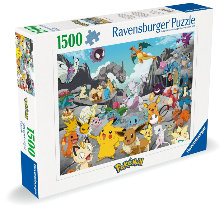 Ravensburger Puslespil Pokémon Classics 1500p (12000726) i gruppen LEGETØJ, BØRN & BABY / Legetøj / Puslespil hos TP E-commerce Nordic AB (C86474)