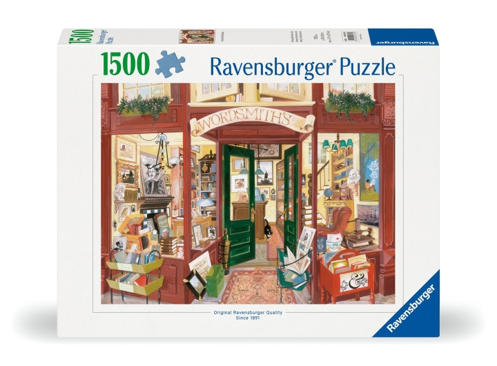 Ravensburger Puslespil Wordsmith\'s Bookshop 1500p (12000728) i gruppen LEGETØJ, BØRN & BABY / Legetøj / Puslespil hos TP E-commerce Nordic AB (C86475)