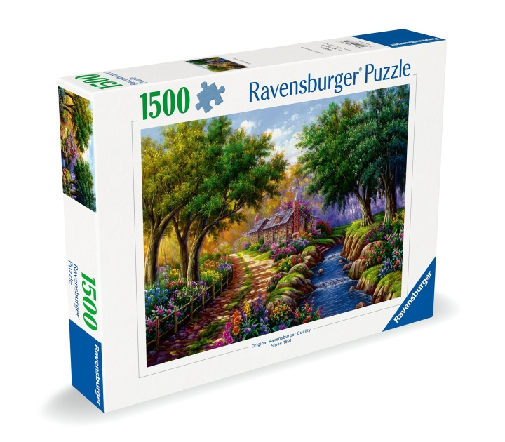 Ravensburger Puslespil Cottage by the River 1500p (12000735) i gruppen LEGETØJ, BØRN & BABY / Legetøj / Puslespil hos TP E-commerce Nordic AB (C86476)