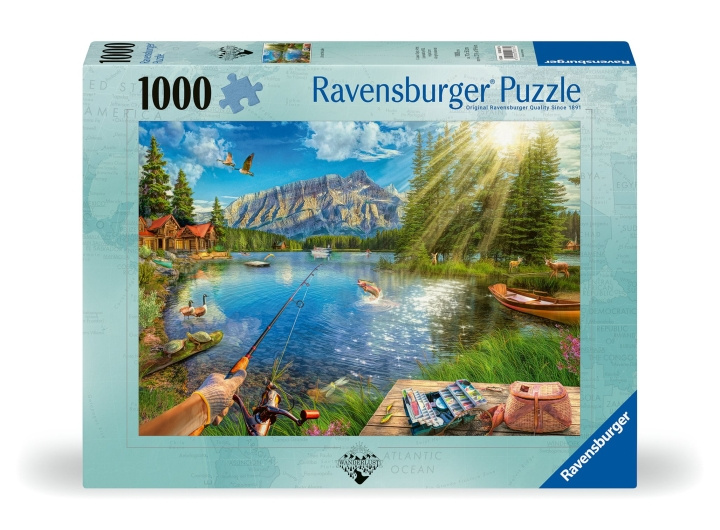 Ravensburger Puslespil Life At The Lake 1000p (12000877) i gruppen LEGETØJ, BØRN & BABY / Legetøj / Puslespil hos TP E-commerce Nordic AB (C86551)