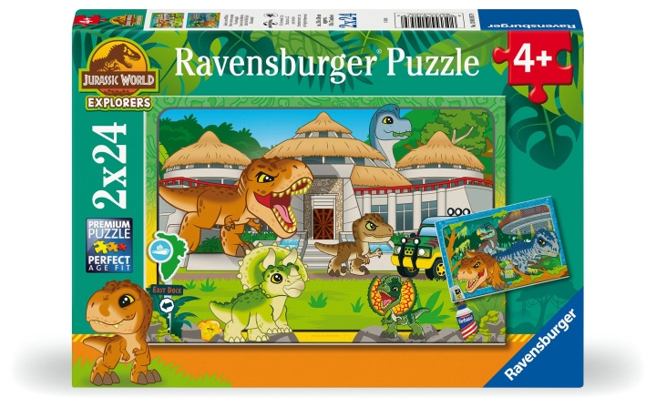 Ravensburger Puslespil Jurassic World Explorers 3x49p (12001057) i gruppen LEGETØJ, BØRN & BABY / Legetøj / Puslespil hos TP E-commerce Nordic AB (C86559)