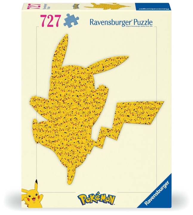 Ravensburger Puslespil Pokémon Shaped Pikachu 727p (12001212) i gruppen LEGETØJ, BØRN & BABY / Legetøj / Puslespil hos TP E-commerce Nordic AB (C86564)