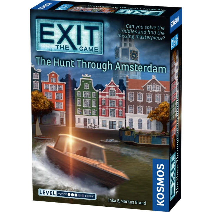 Exit: Escape Room 20: The Hunt Through Amsterdam (EN) (KOS01887) i gruppen LEGETØJ, BØRN & BABY / Legetøj / Brætspil / Familiespil hos TP E-commerce Nordic AB (C86574)