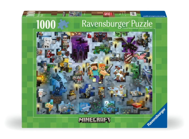 Ravensburger Puslespil Minecraft Mobs 1000p (12000422) i gruppen LEGETØJ, BØRN & BABY / Legetøj / Puslespil hos TP E-commerce Nordic AB (C86588)