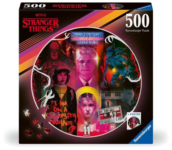 Ravensburger Puslespil Circle Of Colors Stranger Things 500p (12001227) i gruppen LEGETØJ, BØRN & BABY / Legetøj / Puslespil hos TP E-commerce Nordic AB (C86597)