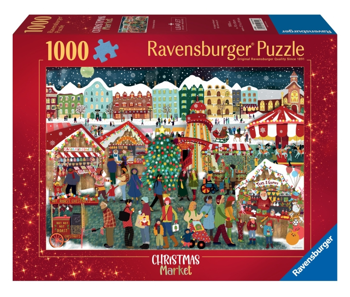 Ravensburger Puslespil Julemarked 1000p (12000729) i gruppen LEGETØJ, BØRN & BABY / Legetøj / børns puslespil hos TP E-commerce Nordic AB (C86605)