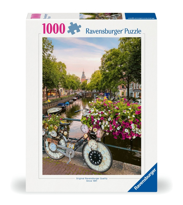 Ravensburger Puslespil Cykel Amsterdam 1000p (12000780) i gruppen LEGETØJ, BØRN & BABY / Legetøj / Puslespil hos TP E-commerce Nordic AB (C86606)