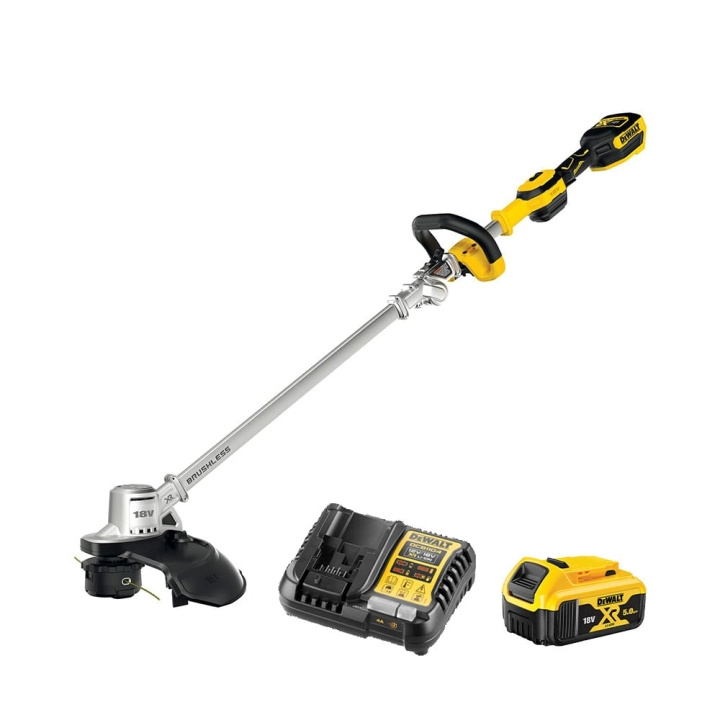 DeWALT DCMST561P1-QW 18V XR String Trimmer - 1x 5.0Ah og oplader i gruppen HJEM, HUS & HAVE / Have og gårdhave / Haveværktøjer hos TP E-commerce Nordic AB (C86609)