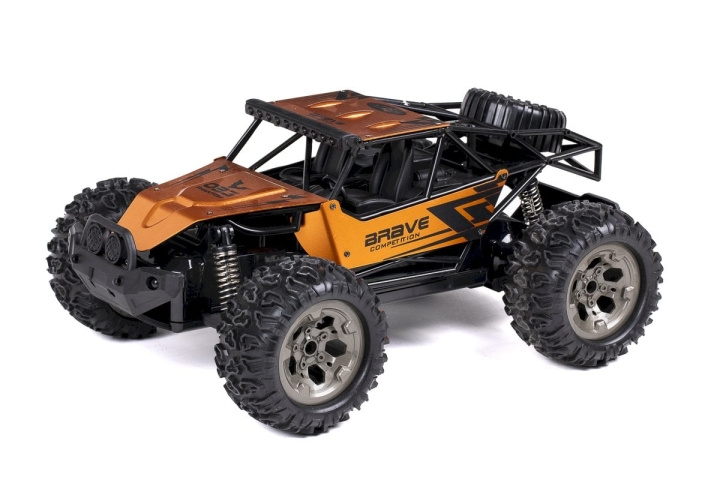 TEC-TOY Brave R/C 1:12 2,4GHz 7,4V 500mAh Li-Ion - orange (471261) i gruppen LEGETØJ, BØRN & BABY / Radiostyrede / Radiostyrede biler hos TP E-commerce Nordic AB (C86622)