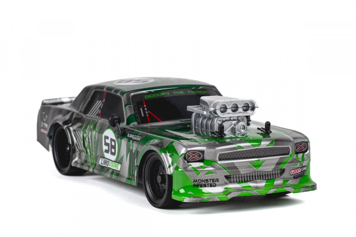 TEC-TOY Extreme Racing R/C 1:16 2,4G 3,7V Li-ion - grøn (471420) i gruppen LEGETØJ, BØRN & BABY / Radiostyrede / Radiostyrede biler hos TP E-commerce Nordic AB (C86634)