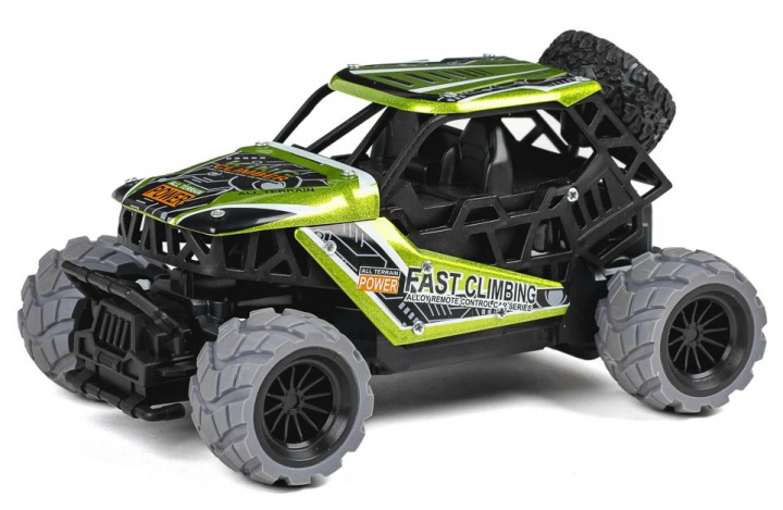 TEC-TOY King Climber R/C 1:18 2,4G 3,7V Li-ion, grøn (471416) i gruppen LEGETØJ, BØRN & BABY / Radiostyrede / Radiostyrede biler hos TP E-commerce Nordic AB (C86647)