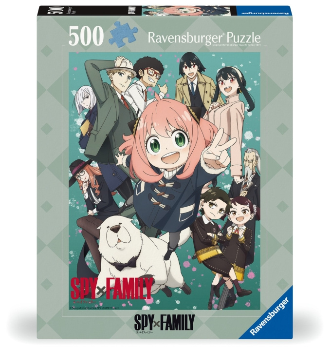 Ravensburger Puslespil Spy X Family 500p (12001198) i gruppen LEGETØJ, BØRN & BABY / Legetøj / Puslespil hos TP E-commerce Nordic AB (C86652)