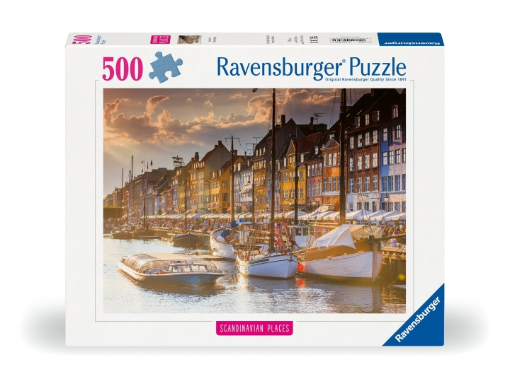 Ravensburger Puslespil Solnedgang i København 500p (12000846) i gruppen LEGETØJ, BØRN & BABY / Legetøj / Puslespil hos TP E-commerce Nordic AB (C86657)