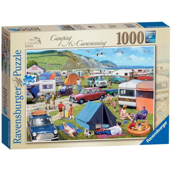 Ravensburger Puzzle 1000 - Camping & Caravanning (10216763) i gruppen LEGETØJ, BØRN & BABY / Legetøj / Puslespil hos TP E-commerce Nordic AB (C86658)