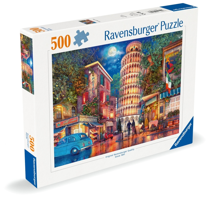 Ravensburger Puslespil Streets Of Pisa 500p (12000709) i gruppen LEGETØJ, BØRN & BABY / Legetøj / Puslespil hos TP E-commerce Nordic AB (C86695)