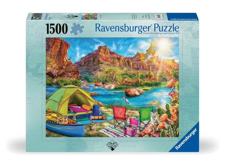 Ravensburger Puslespil Canyon Camping 1500p (12001007) i gruppen LEGETØJ, BØRN & BABY / Legetøj / Puslespil hos TP E-commerce Nordic AB (C86699)