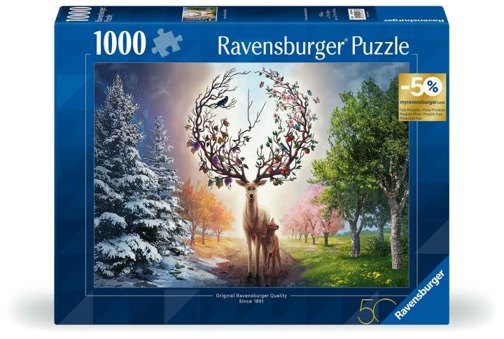 Ravensburger Puslespil Magical Deer 1000p (12001088) i gruppen LEGETØJ, BØRN & BABY / Legetøj / Puslespil hos TP E-commerce Nordic AB (C86700)