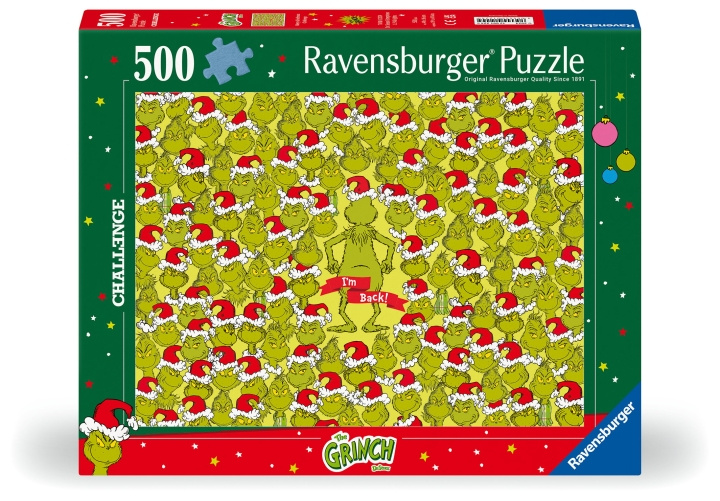 Ravensburger Puslespil Grinchen 500p (12001224) i gruppen LEGETØJ, BØRN & BABY / Legetøj / Puslespil hos TP E-commerce Nordic AB (C86701)